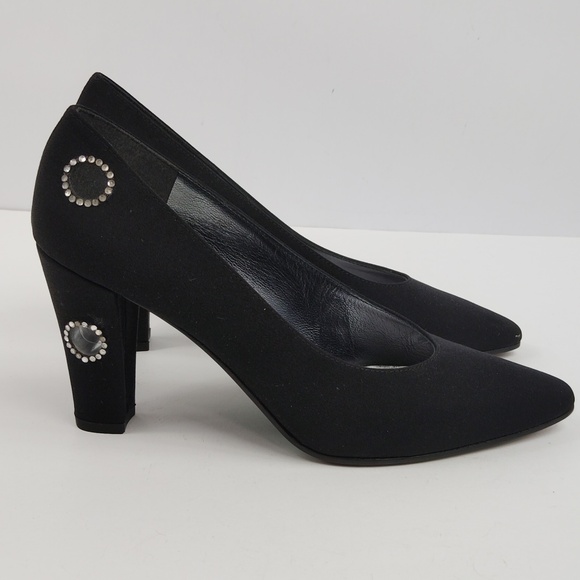 Vintage Stuart Weitzman Heels With Rhinestone Detailing - Picture 6 of 15
